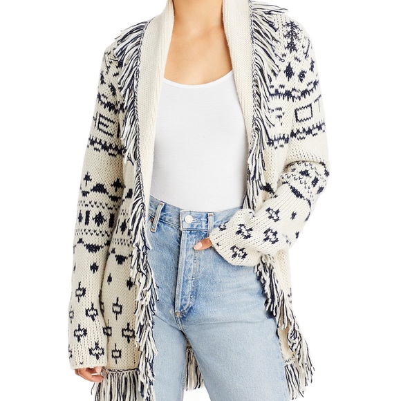 Mother Belted Fringe Cardigan - Picture 5 of 9